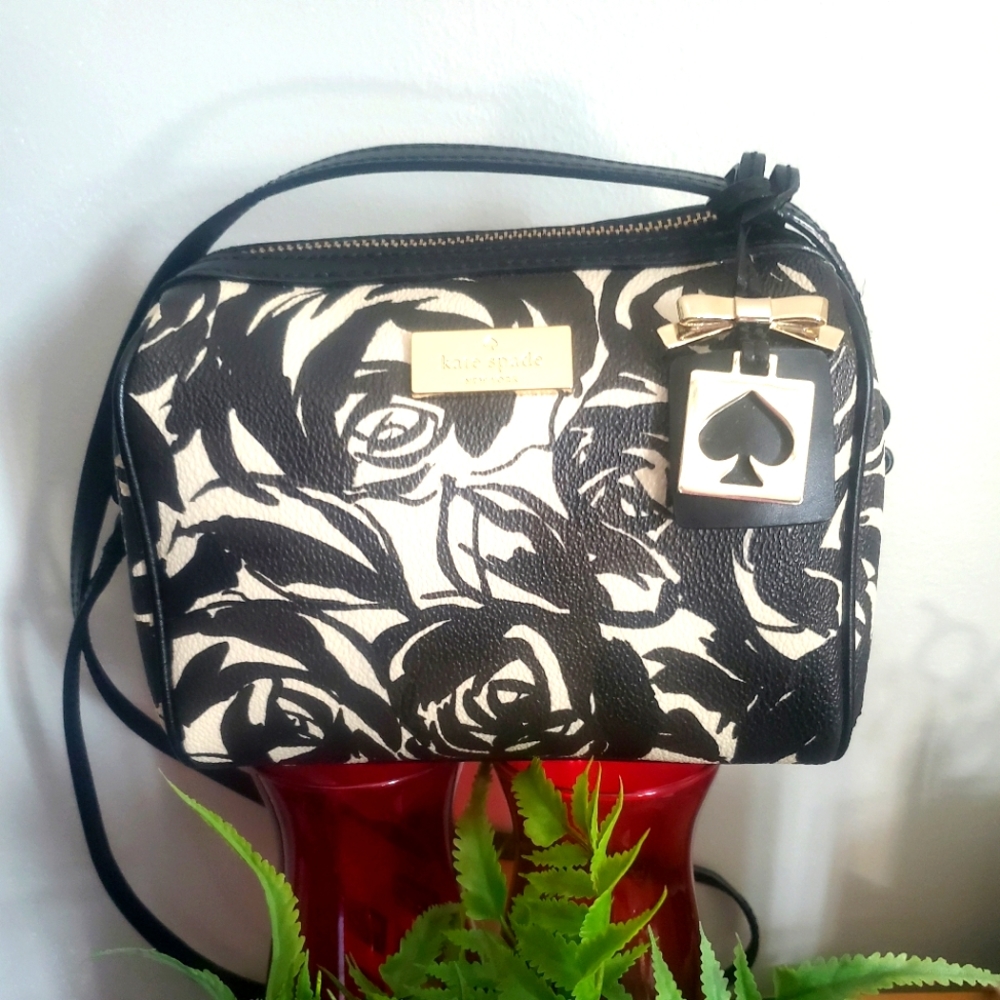 Kate Spade BRIDGEWATER DRIVE Looloo CrossBody handbag water color rose
